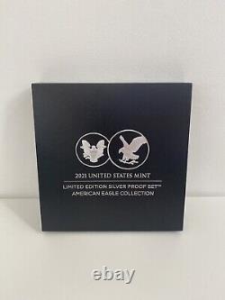 Limited Edition 2021 Silver Proof Set American Eagle Collection 21RCN FREE SHIP