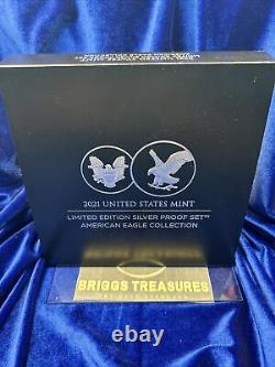 Limited Edition 2021 Silver Proof Set-American Eagle Collection 21RCN IN HAND