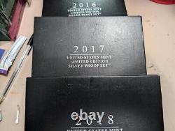 Limited Edition Silver Proof Sets. All 86 Coins No Toning! Or Spots! 2012-2023