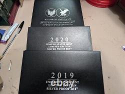 Limited Edition Silver Proof Sets. All 86 Coins No Toning! Or Spots! 2012-2023