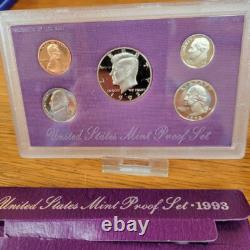 Lot 35 U. S. PROOF SETS or Uncirculated Coin Sets 1976-2005, Read. FREE SHIPPING