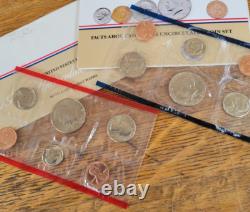 Lot 35 U. S. PROOF SETS or Uncirculated Coin Sets 1976-2005, Read. FREE SHIPPING