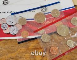 Lot 35 U. S. PROOF SETS or Uncirculated Coin Sets 1976-2005, Read. FREE SHIPPING