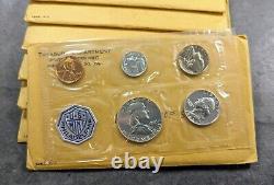 Lot Of 10 1963 Proof Set With Envelope Near Original Silver Proof