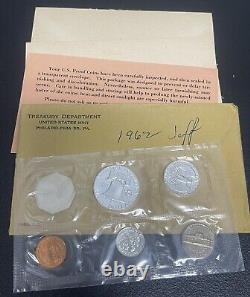 Lot Of (5) 1959 1961 1962 1963 1964 Proof Set US Mint Silver Coins Envelope COA