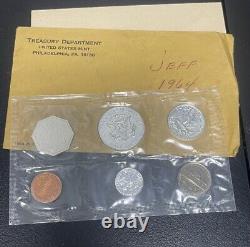 Lot Of (5) 1959 1961 1962 1963 1964 Proof Set US Mint Silver Coins Envelope COA