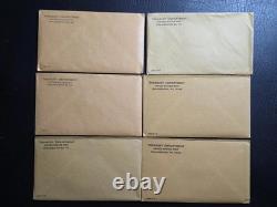 Lot Of Six Unopened Silver Proof Sets, Two Each 1962, 1963, & 1964