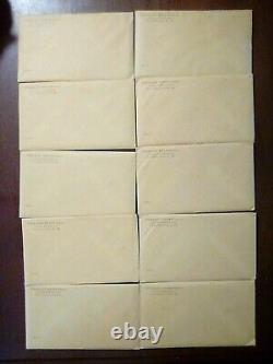 Lot of 10 1962 US Silver Proof Sets SEALED Philadelphia