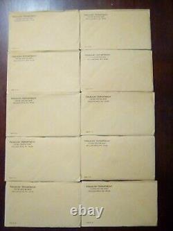 Lot of 10 1964 US Silver Proof Sets SEALED Philadelphia