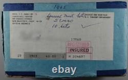Lot of 10 1965 US SMS Sets Includes Opened Original Shipping Box