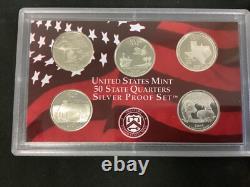 Lot of 10 Silver State Quarters Sets! HUGE LOT OF SILVER