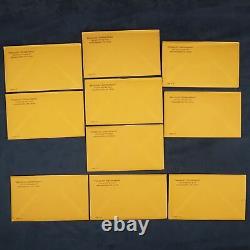 Lot of 10 US Mint 1964 Silver Proof Sets Free Shipping USA