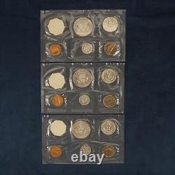 Lot of 10 US Mint 1964 Silver Proof Sets Free Shipping USA