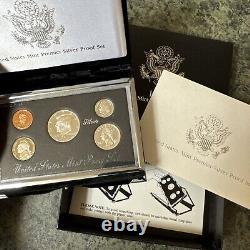 Lot of 13 Silver PROOF SETS! 94,95,96,98,00,01,02,04,06, 05&06 1/4's Wholesale