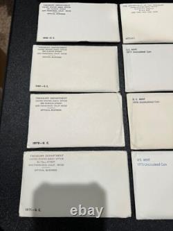 Lot of (14) 1968-1981 US Mint P&D Sets, in ALL OGP, NO WRITING, ALL BU/MS