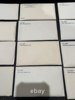 Lot of (14) 1968-1981 US Mint P&D Sets, in ALL OGP, NO WRITING, ALL BU/MS