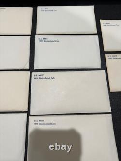 Lot of (14) 1968-1981 US Mint P&D Sets, in ALL OGP, NO WRITING, ALL BU/MS