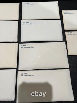 Lot of (14) 1968-1981 US Mint P&D Sets, in ALL OGP, NO WRITING, ALL BU/MS