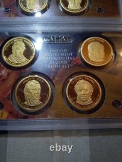 Lot of 20 US Mint Presidential Dollar Proof Sets and 17 Uncirculated Sets