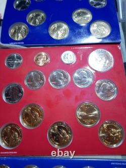 Lot of 20 US Mint Presidential Dollar Proof Sets and 17 Uncirculated Sets