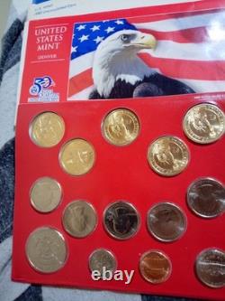 Lot of 20 US Mint Presidential Dollar Proof Sets and 17 Uncirculated Sets
