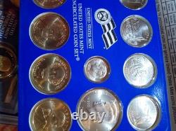Lot of 20 US Mint Presidential Dollar Proof Sets and 17 Uncirculated Sets