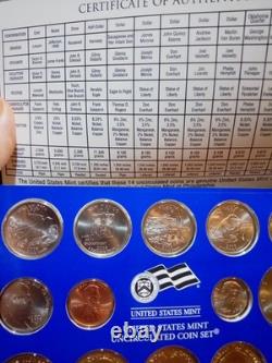 Lot of 20 US Mint Presidential Dollar Proof Sets and 17 Uncirculated Sets