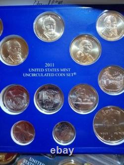 Lot of 20 US Mint Presidential Dollar Proof Sets and 17 Uncirculated Sets