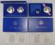 Lot Of (2) 1986-s Proof Statue Of Liberty Silver Commemorative Sets