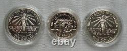 Lot of (2) 1986-S Proof Statue of Liberty Silver Commemorative Sets