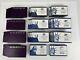 Lot Of 34 Us Mint State Quarter Proof Sets With Coa Mixed Years 1987-2006