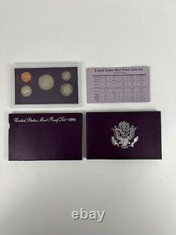 Lot of 34 US Mint State Quarter Proof Sets With COA Mixed Years 1987-2006