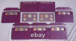 Lot of 34 United States Mint Proof Sets from 1984'85'86'87'88'89'92