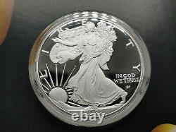 Lot of 3 2022 W PROOF CONGRATULATIONS SET AMERICAN SILVER EAGLE COIN 22RF