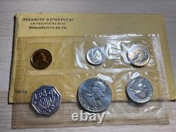 Lot of 4 Proof Sets in Original Envelopes (3 Unopened) 1961, 1962, 1963 & 1964