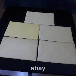 Lot of (5) 1960 US Mint Proof Set SEALED 5 Coins 90% Silver Original Envelope