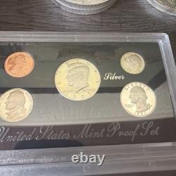 Lot of 5 3 U. S. Silver Proof Sets -(1993 1997 1998) & 2 Proof Sets (1976, 1979)