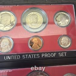 Lot of 5 3 U. S. Silver Proof Sets -(1993 1997 1998) & 2 Proof Sets (1976, 1979)
