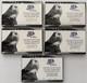 Lot Of 5 Us Mint 2004 To 2008 State Quarters Silver Proof Sets