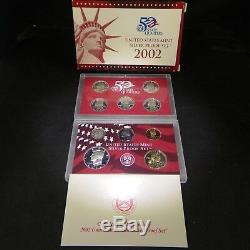 Lot of 5 US Mint Silver Proof Sets 2002, 2003, 2004, 2005, & 2006 COAs