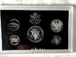 Lot of 5-US Mint Silver Proof Sets With C. O. A and Black Box-1992,'94,'95,'97, 98