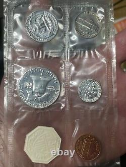 Lot of (6) 90% Silver US Proof Sets 1955-1961-1962-1963 -1964-1965 SEALED UNOPEN