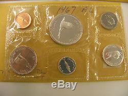 Lot of 7 Proof Like sets, Canada Silver Set 1961 62 63 64 65 66 and 1967