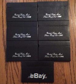 Lot of Proof Sets 1956-2015 & Silver Sets Inc US Mint Proof Sets Silver 92-2015