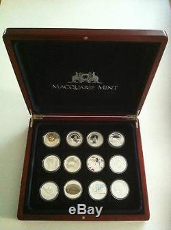 Macquarie Mint $1 Heritage 24 Silver Proof Coin Set + Red Back Redback Spider