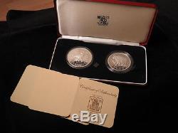 Malaysia Silver Proof Toucan & Buffalo Two-Coin Set 1976