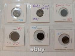 Massive Estate Collection Hoard 1400+ Coins 50+ Stamps Paper Money Proof Sets