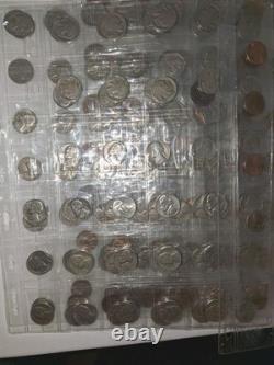 Massive Estate Collection Hoard 1400+ Coins 50+ Stamps Paper Money Proof Sets
