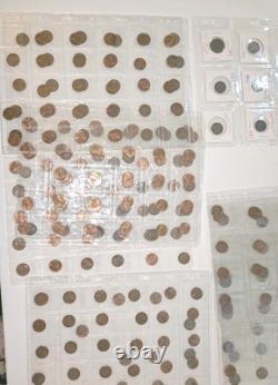 Massive Estate Collection Hoard 1400+ Coins 50+ Stamps Paper Money Proof Sets