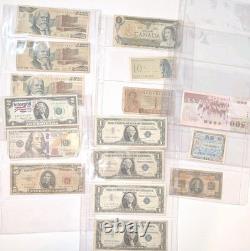 Massive Estate Collection Hoard 1400+ Coins 50+ Stamps Paper Money Proof Sets